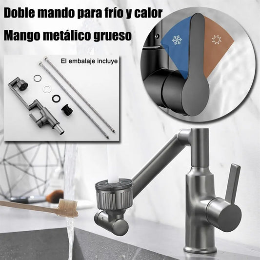 AquaGiro Pro - Grifo con Brazo Giratorio Universal