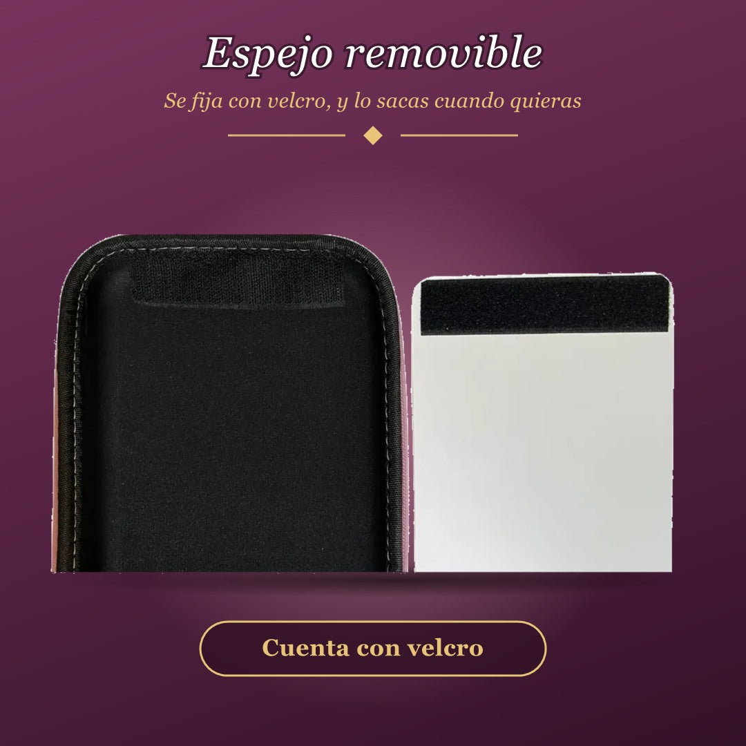 MaquiLuz - Estuche de Maquillaje con Espejo LED