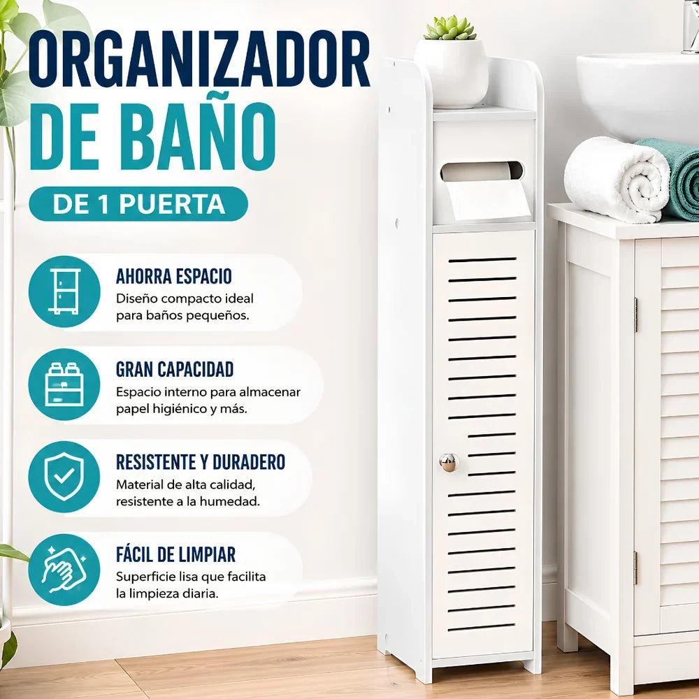 BañoEficiente - Organizador de Baño Multifuncional