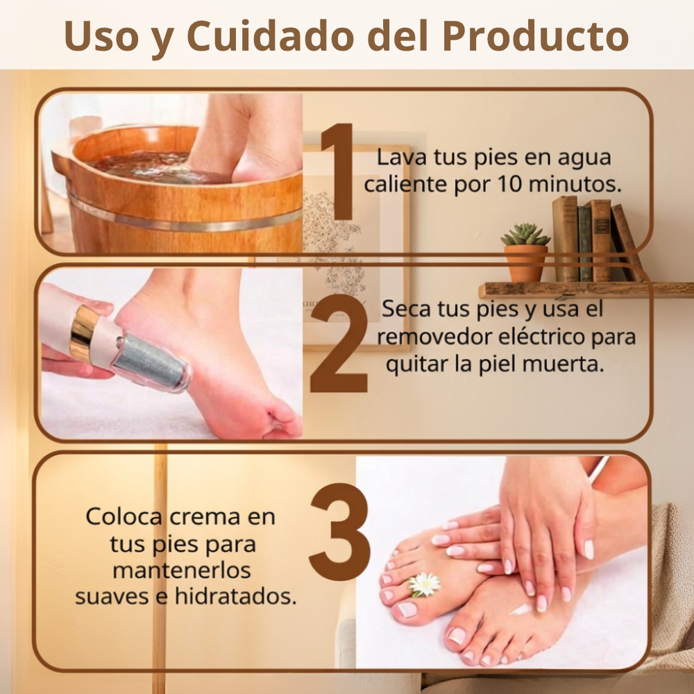 Removedor de Callos Recargable