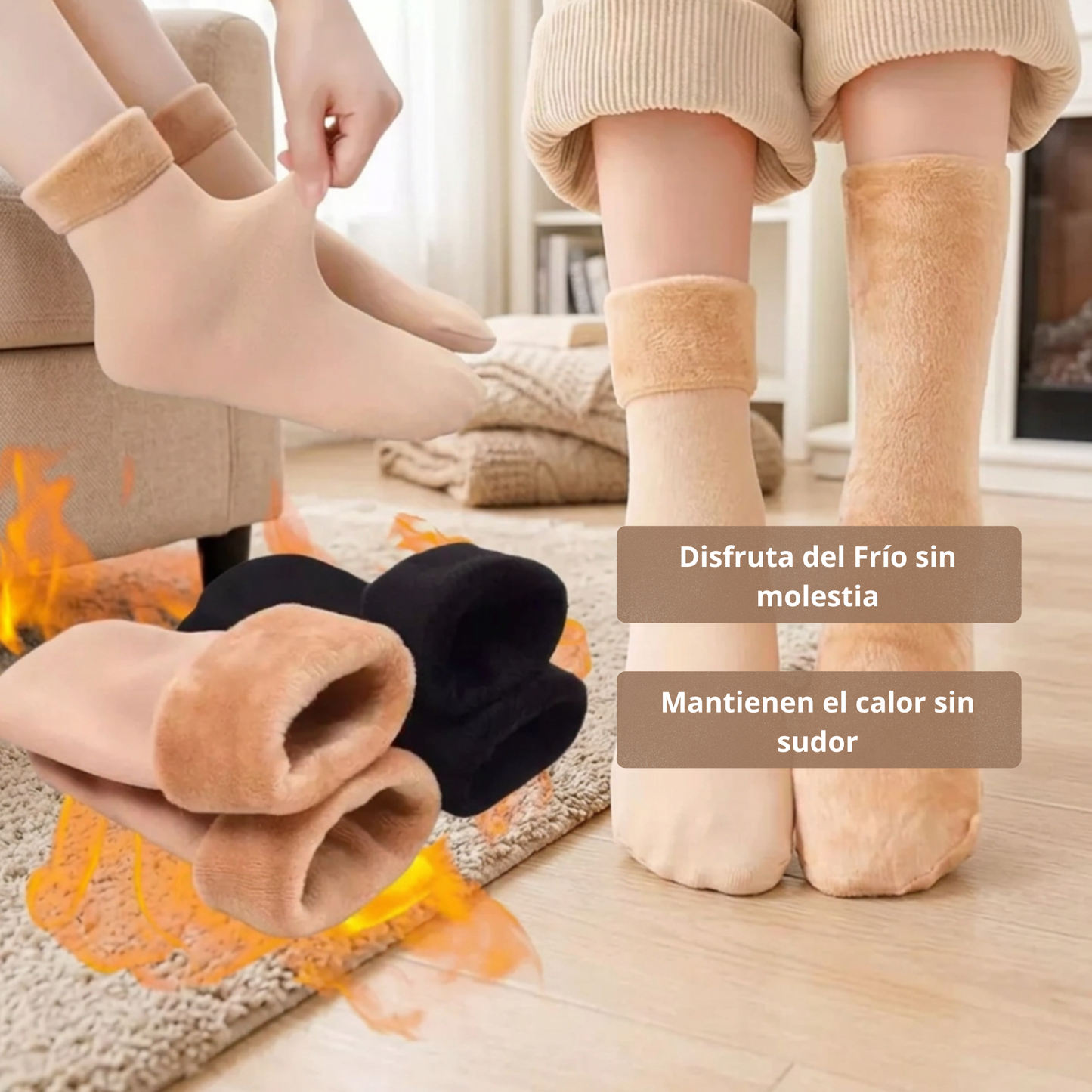 Calcetines Térmicos para Invierno - Pack 12