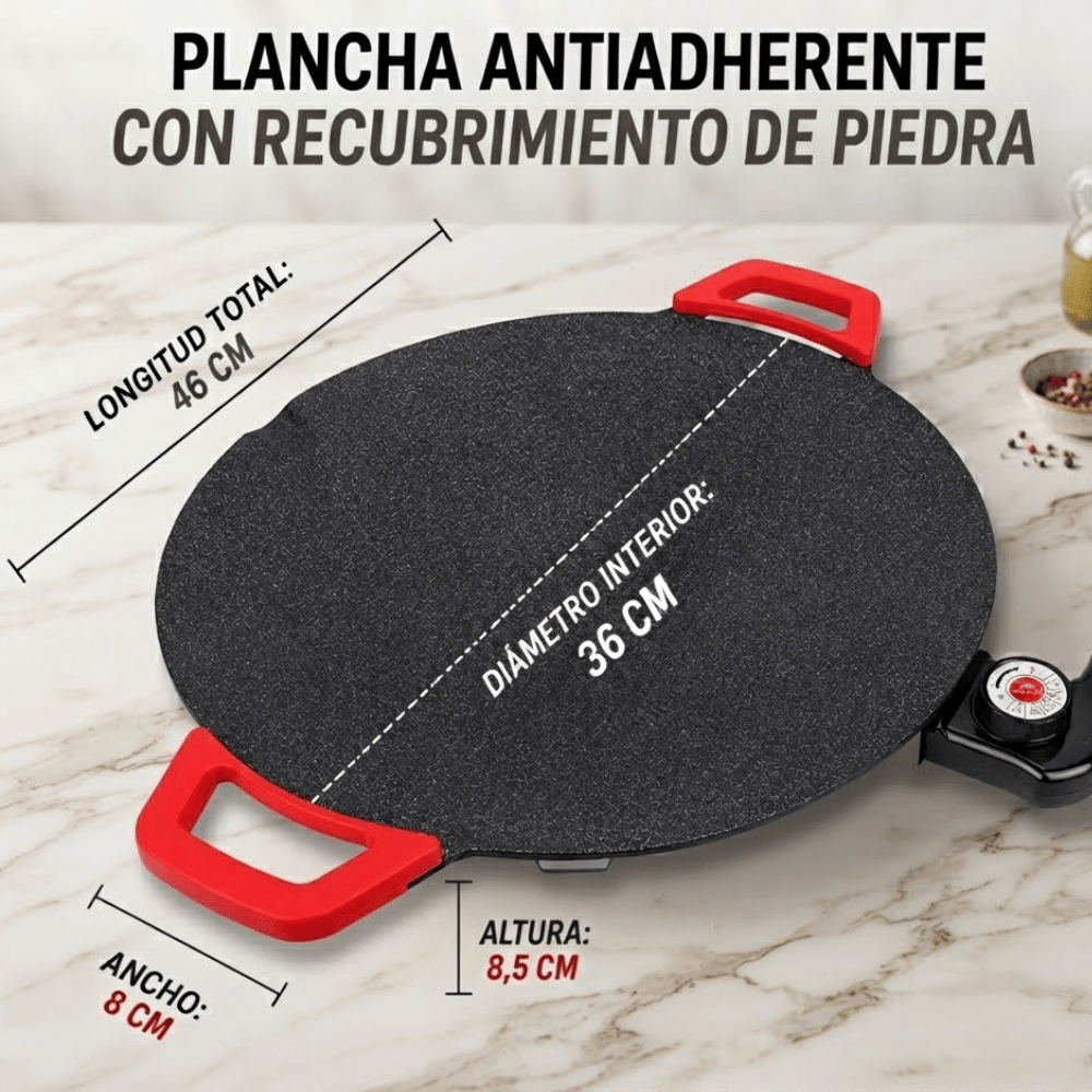 PiedraGrill - Plancha Eléctrica de Piedra