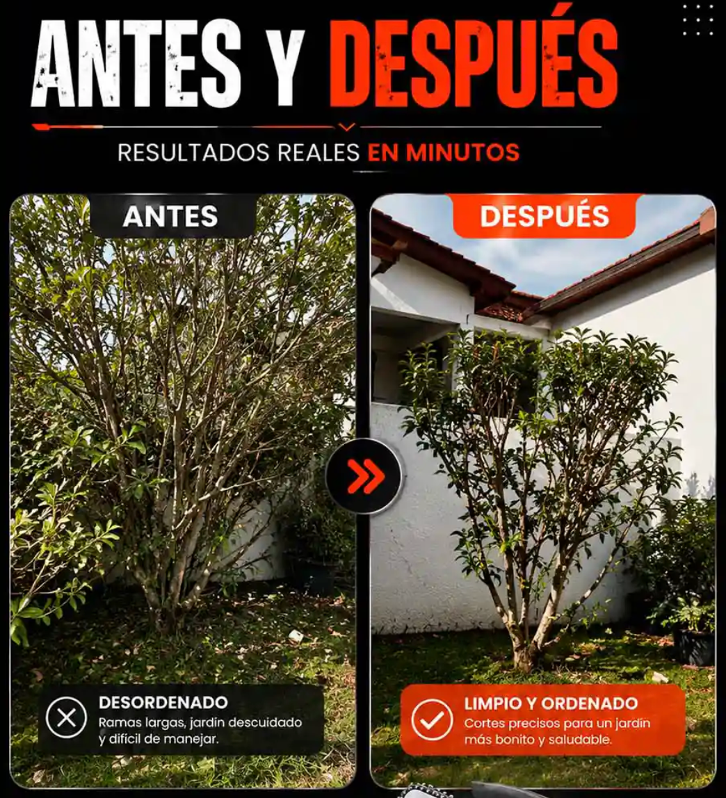 TalaMax - Pack Motosierra Inalámbrica mini + 2 Baterías