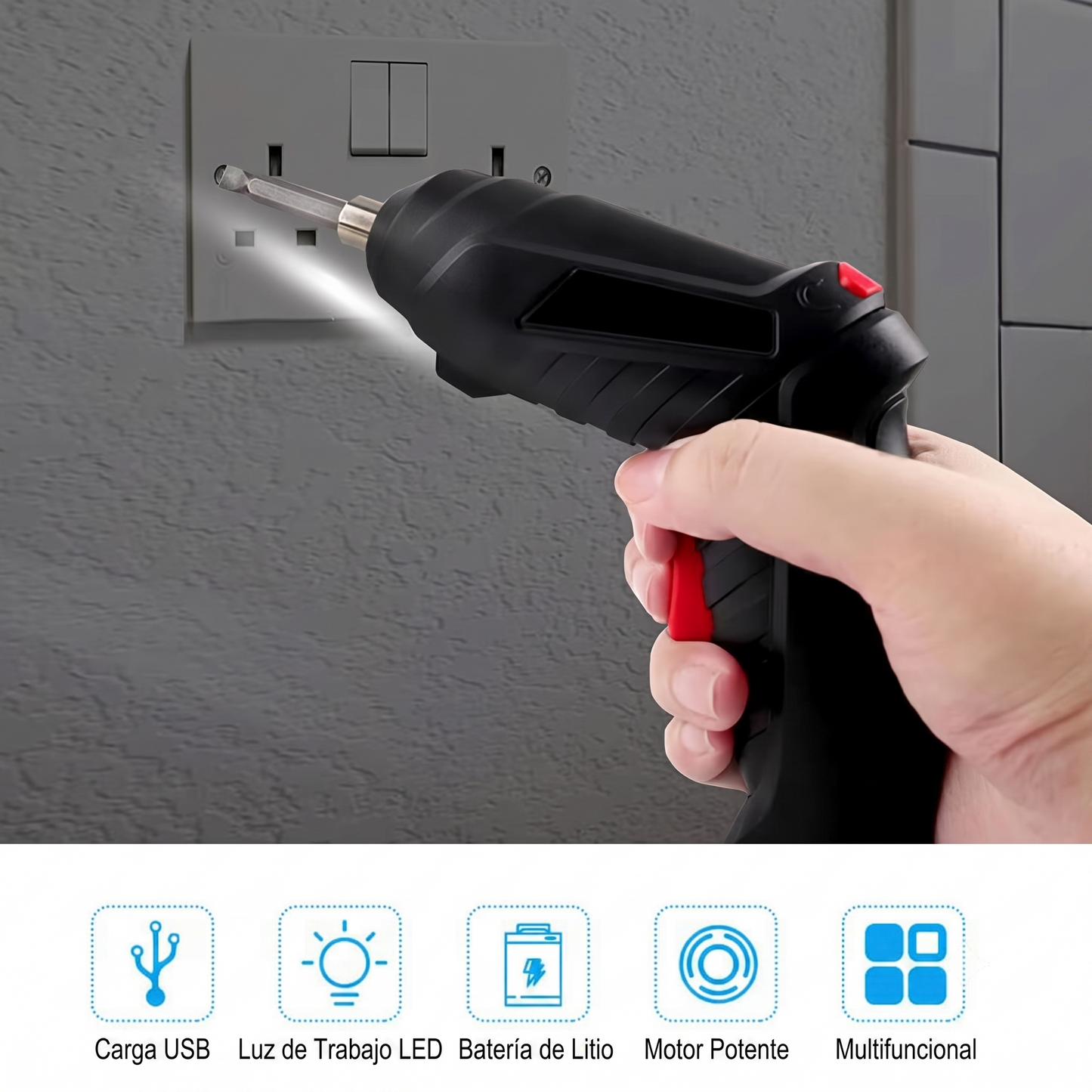 DESTORNILLADOR ELÉCTRICO INALÁMBRICO