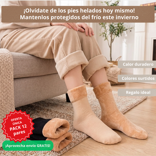 Calcetines Térmicos para Invierno - Pack 12