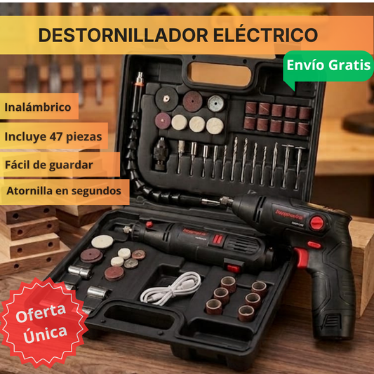 DESTORNILLADOR ELÉCTRICO INALÁMBRICO