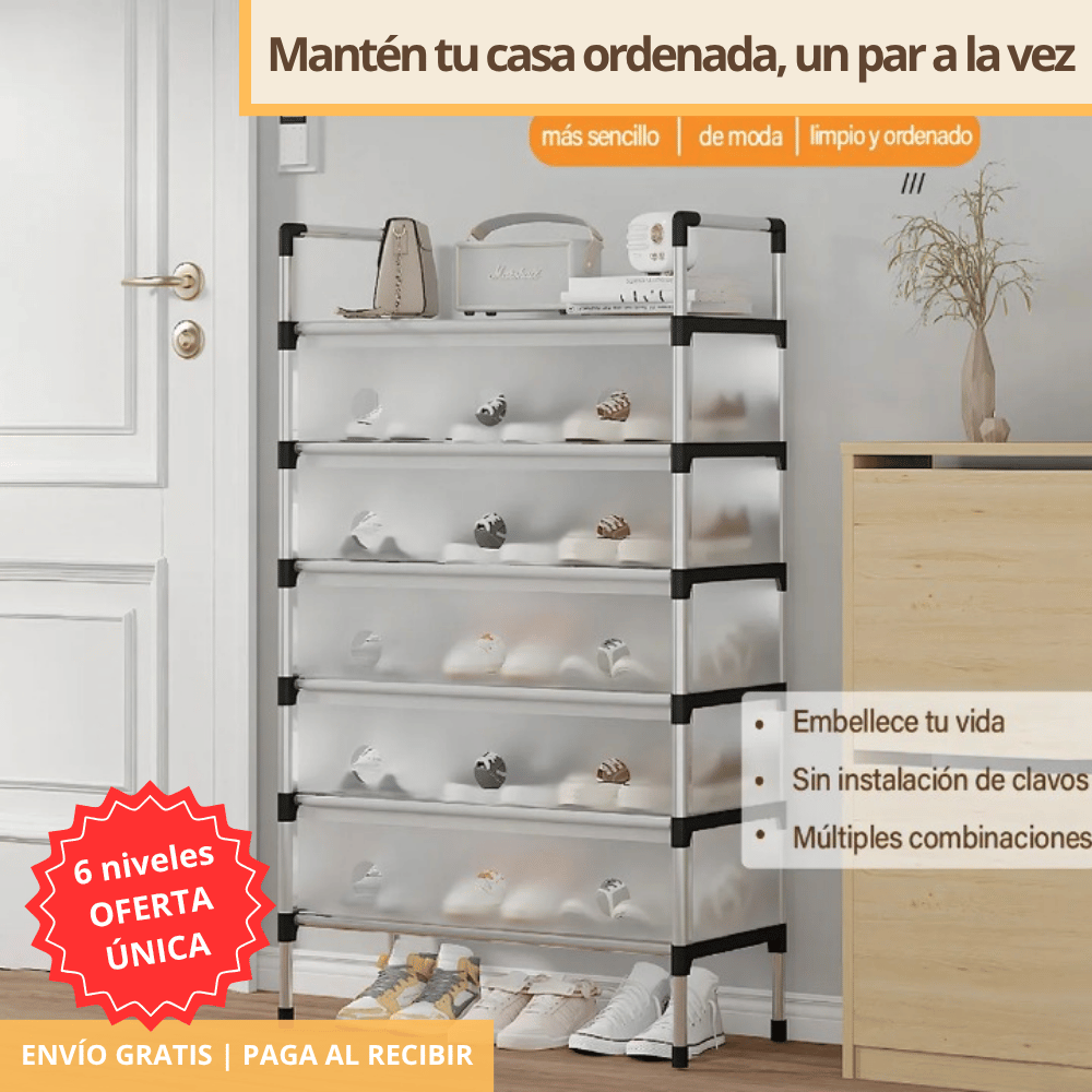 ZapaBox - Zapatera de 6 niveles