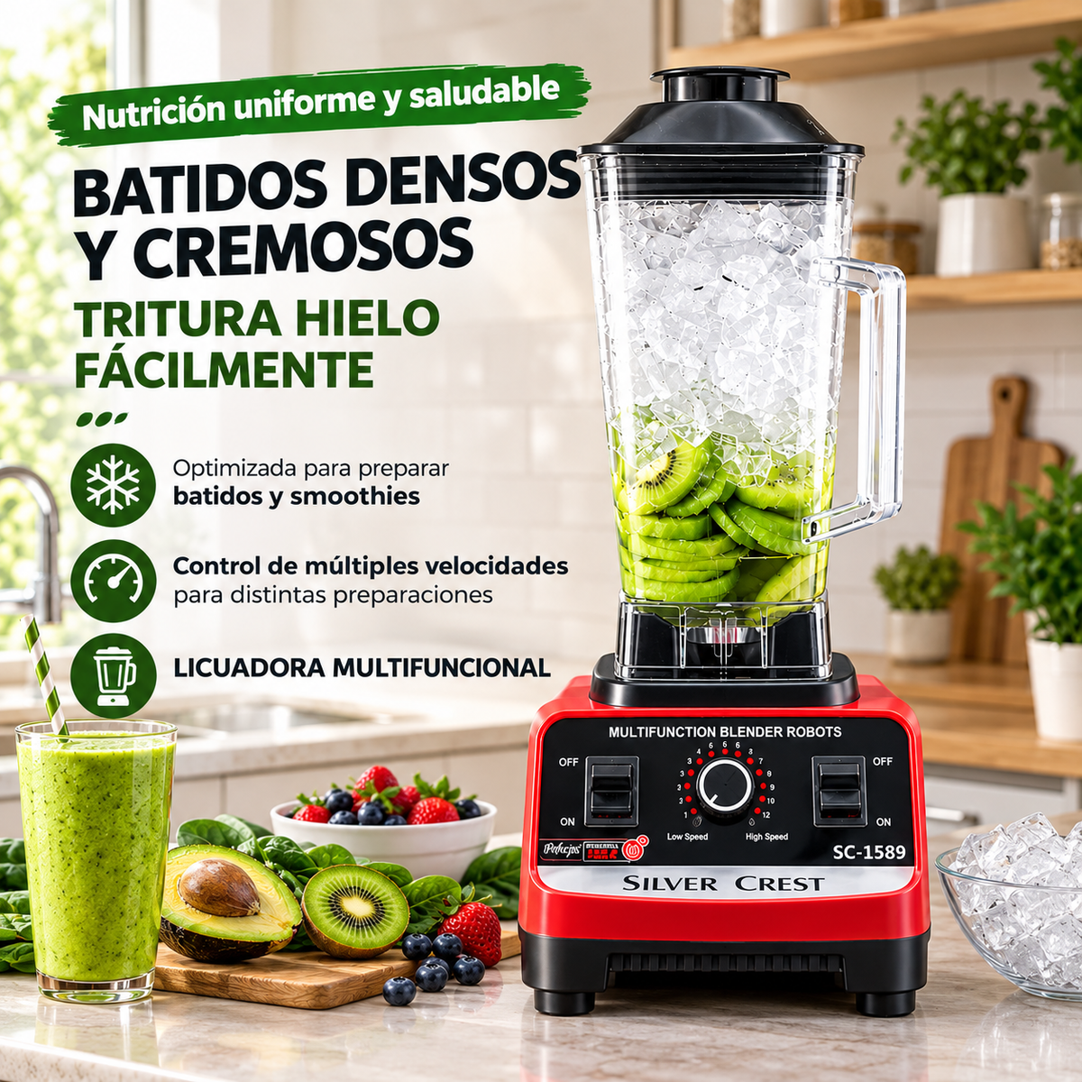 MaxiLicua Pro - Licuadora Profesional 2L