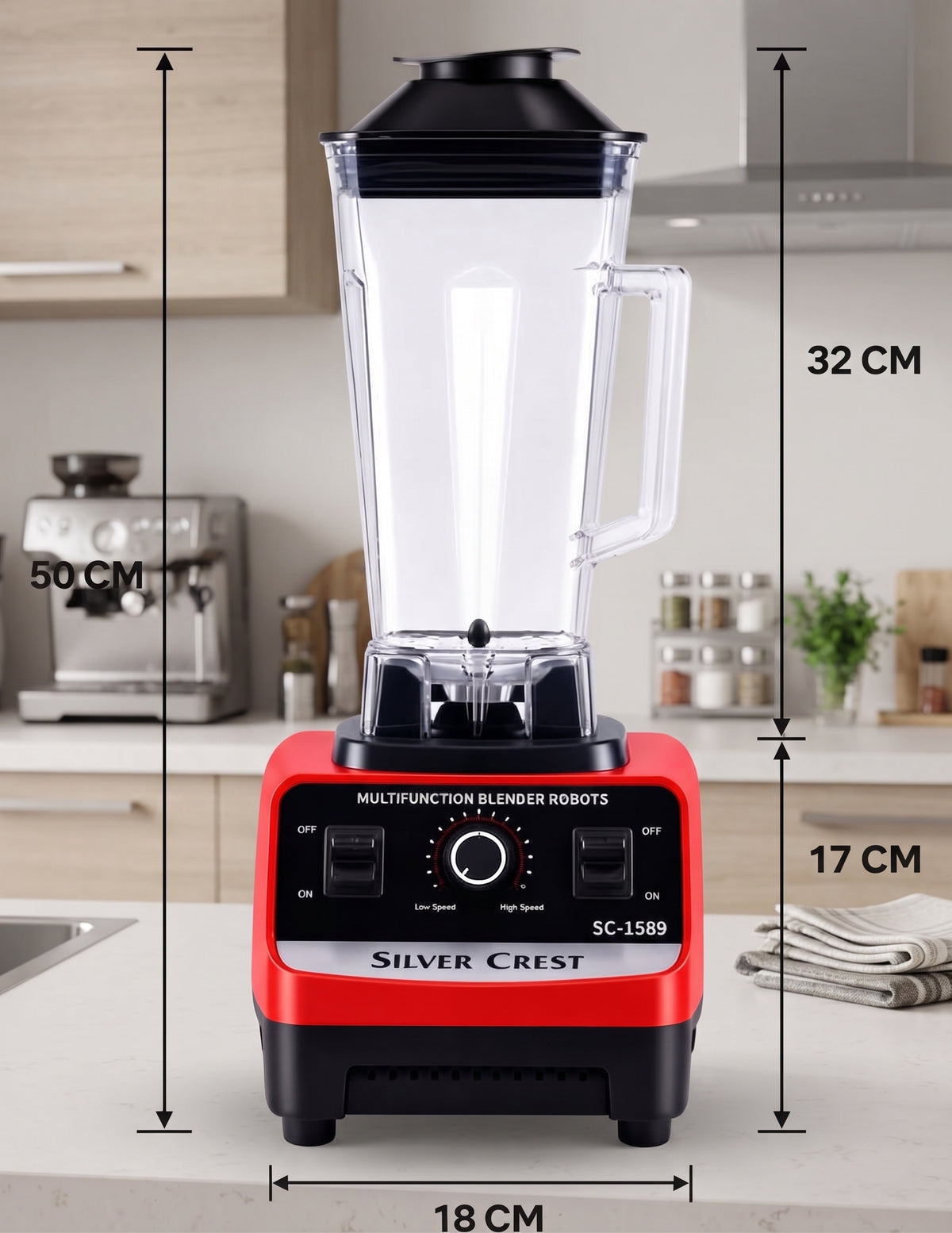 MaxiLicua Pro - Licuadora Profesional 2L